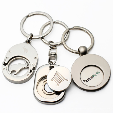 Wholesale Custom Coin Holder Key Ring, Coin Holder Token, Coin Key Chain